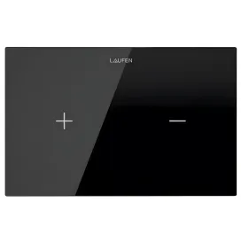 Aw4 electronic glass flush plate by laufen